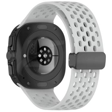 Imagem de Pulseira Sport Fecho Magnetico LTimports compativel com Galaxy Watch Ultra 47mm Sm-L705 e Sm-L705F (LT-Cinza)