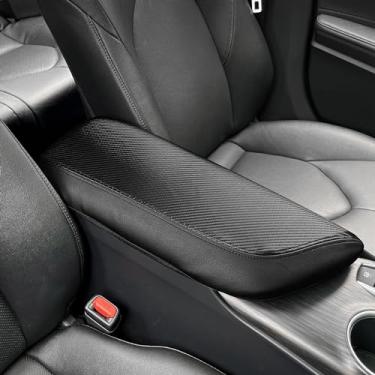 Imagem de REMOCH Capa de apoio de braço para console central para Toyota Camry Acessórios 2024 2023-2018 Interior Camry SE/XSE Capa de assento de descanso de braço protetor de tampa de caixa de console médio