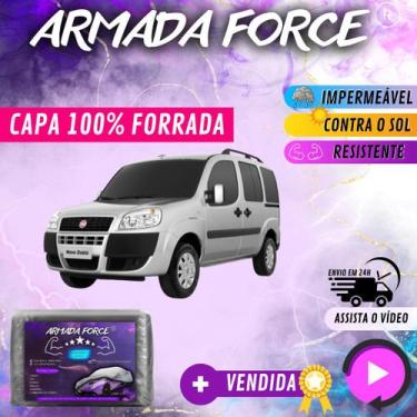 Imagem de Capa Cobrir Carro DOBLO 100% Forrada Armada Force 100% Impermeável For