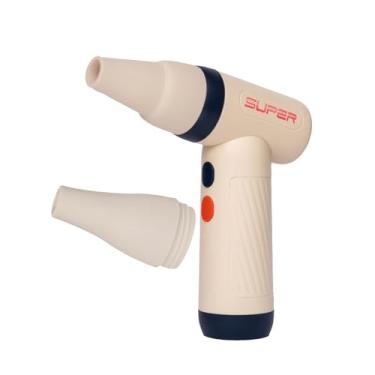 Imagem de Zialofi Ventilador de Turbina Portátil, Ventilador de Alta Velocidade, Leve, Seco Rápido, Poderoso Limpador de Poeira Usb, Ventilador de Turbina Portátil, azul