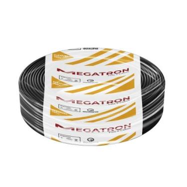 Imagem de Cabo Flexível Megatron 6MMx100M Rolo 750V Preto