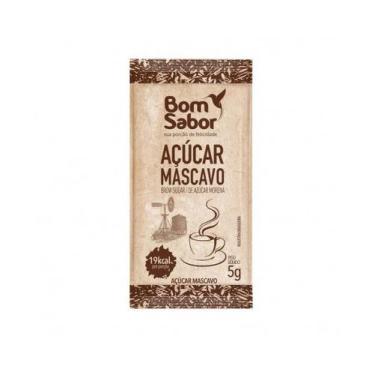 Imagem de Açúcar mascavo bom sabor sachê 5g c/ 200 unidades