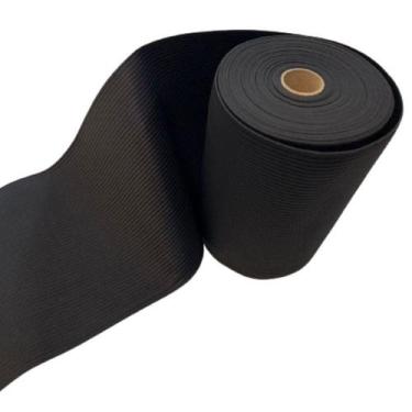 Imagem de Rolo P/Confecção Intima 81% Poliester Zanotti 178mmX10M F13, Preto