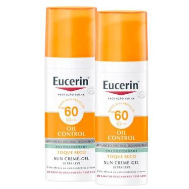 Imagem de Eucerin Kit  2 Protetor Solar Gel-Creme Oil Control FPS60, Kit