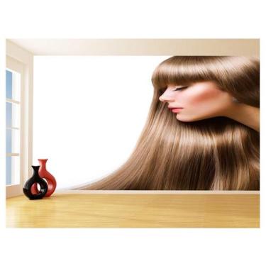 Imagem de Papel De Parede 3D Salão De Beleza Corte Cabelo 3,5M Slb09 - Você Deco