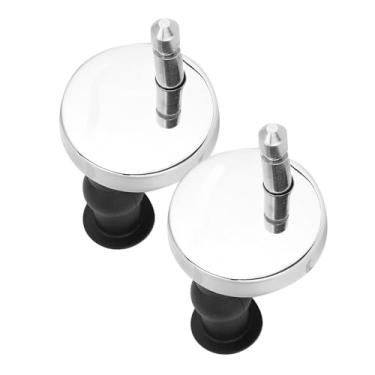 Imagem de Parafusos de dobradiça de assento de vaso sanitário Expansão de borracha de expansão de assento de vaso sanitário Porcas de fixação de parafusos acessórios