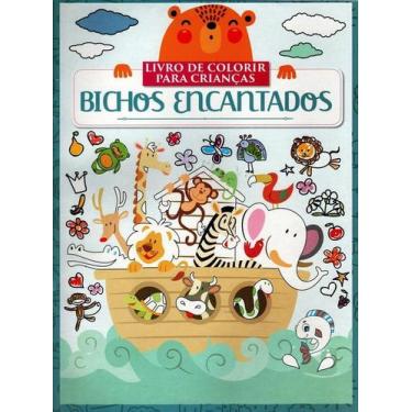 Imagem de Livro de Colorir Para Crianças Bichos Encantados - Online Editora