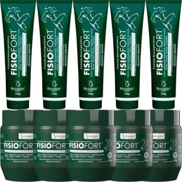 Imagem de 5 Pomada Massageadora Fisiofort com Arnica Mentol Cânfora - Bio Instin