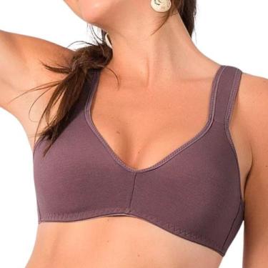 Imagem de Sutiã Sem Aro Duloren 711013 Micromodal, Berinjela, 52