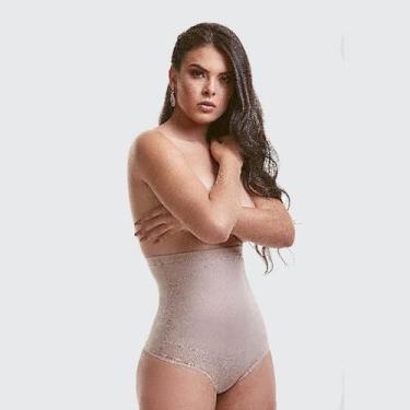 Imagem de Cinta Modeladora Vi Lingerie 340127 Cetinete, P, Chocolate