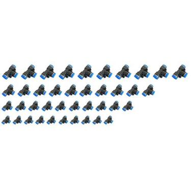 Imagem de Kit Conexão Pneumatica Tee Engate Rapido Pu 4 6 8 10 mm - TOP-AR