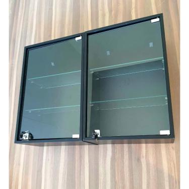 Imagem de 2 Vitrines Suspensa Pequenas Preta