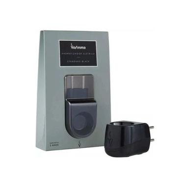 Imagem de Aromatizador Difusor De Aromas Elétrico Preto Via Aroma, Preto