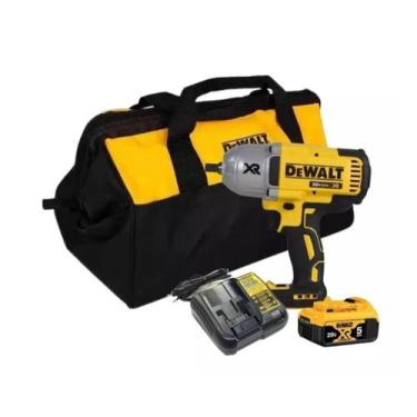 Imagem de Chave Impacto Dewalt Dcf899 Bateria 20v 5ah 1/2 Bivolt + Bolsa