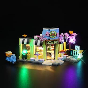 Imagem de Kit de luz LED para Lego Heartlake City Café, kit de iluminação criativa compatível com Lego 42618 (apenas luzes, sem conjunto de LEGO)