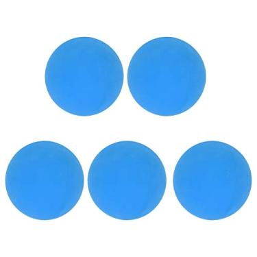 Imagem de Bola Saltitante, 5 Peças de Bolas de Exercício de Mão de 6 Cm Tamanho Portátil Bola Elástica de Borracha Bola de Parede Multifuncional Bola Antiestresse para Crianças para (Azul)