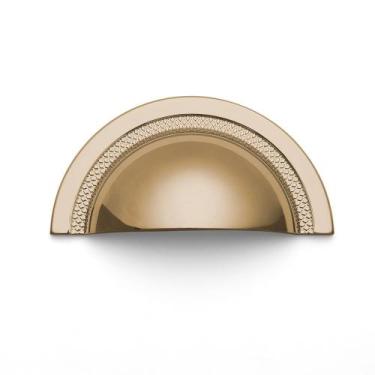 Imagem de Puxador Shell 64mm Gold Brilhante Zen Design