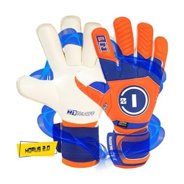 Imagem de Luva de Goleiro Profissional N1 Horus (Laranja, 11)