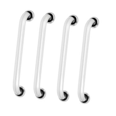 Imagem de Kit 4 Alças de Apoio 80cm Barra Suporte Banheiro Box Idoso Deficiente Segurança Apoio Quarto Corredor Parede Acessibilidade Resistente