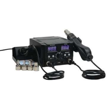 Imagem de menolana Estação de solda de ar quente Soprador de solda de ar quente Kit de estação de solda compacta para reparo de telefone de solda de componentes