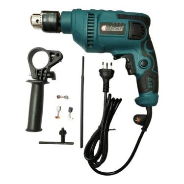 Imagem de Furadeira Parafusadera De Impacto 850w Elétrica 13mm - Knakasaki, 220V