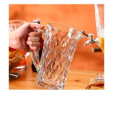 Imagem de Jogo 3 Jarras Moderna Vidro 1 L Resistente Agua Sucos Bebidas - The Fl