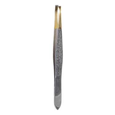 Imagem de Belliz Enox Pinça Silver Gold Ponta Fina Ref. 1702 - BELLIZ COMPANY