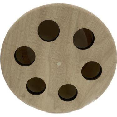 Imagem de Carretilha De Madeira Para Pipa 9  23 Cm Diâmetro Fechada - Fabricação