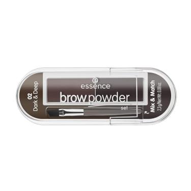 Imagem de Duo de sombras para sobrancelha Brow Powder essence 02