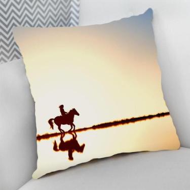 Imagem de Almofada Decorativa Cheia c/ Zíper 40x40 Animais Exóticos Selvagens - 