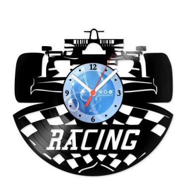 Imagem de Relógio De Parede Disco Vinil Carros - Racing - VCA-047 - Modernarte