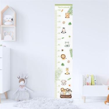 Imagem de Régua de Crescimento Adesivo verde Infantil - Cg Mimo Kids