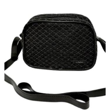Imagem de Bolsa  Feminina Aba  tecido Matelado - Lillasac
