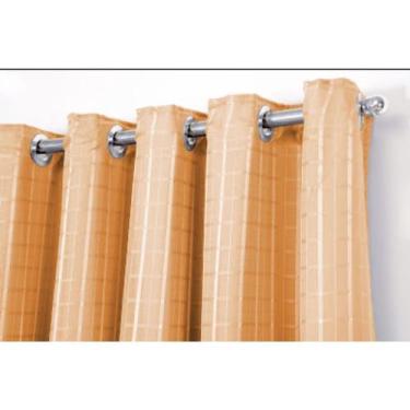 Imagem de Cortina 6 Metros X 2,80 C/ Voil Voal Xadrez Quarto Sala - Stanzanni Bo