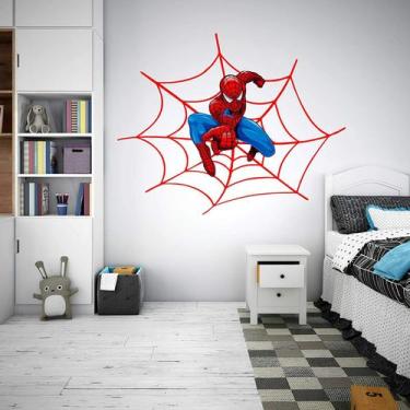 Imagem de Adesivo de Parede Homem Aranha Mod05 - Lojinha da Luc Adesivos