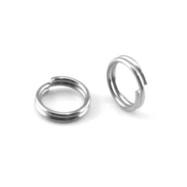Imagem de 20 Argolas 0 em aço inox para isca artificial 3,50 mm x 0,70 mm - RVP