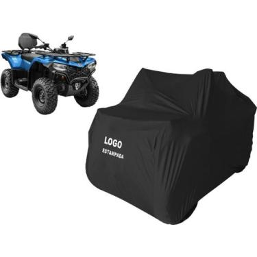 Imagem de Capa Cobrir Quadriciclo Cfmoto Cforce 450 L Tecido Helanca - Mz, Preta