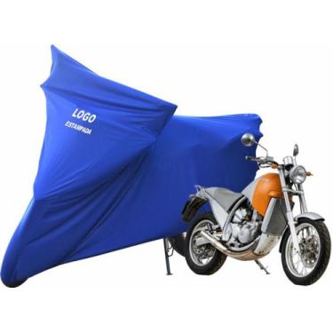 Imagem de Capa De Cobrir Moto Aprilia Moto 650 De Tecido Lycra - Mz, Azul