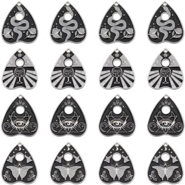 Imagem de SUNNYCLUE 1 caixa, 24 peças, 4 estilos, pingentes de tarô, em massa, ouijas, tabuleiro, astrologia, esmaltado, borboleta, cobra, previsão, amuleto, mágico, para fazer joias, berloques, suprimentos,