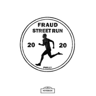 Imagem de Fraud Street Run 2020 G73364 Notebook: 6x9 120 Pages, Journal, Diary, Planner, Matte Finish Cover, Lined College Ruled Paper