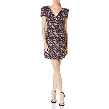 Imagem de Adrianna Papell Vestido evasê jacquard floral Ditsy, multicor, 44