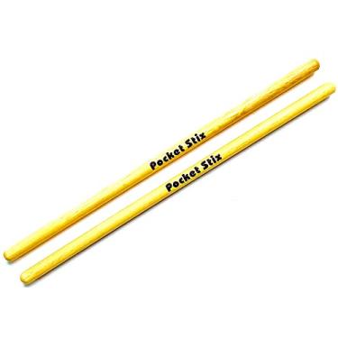 Imagem de Pocket Stix Baquetas de treino Oak TIMBALE de 40,6 cm – Perfeita para exercícios, cardio, todas as batidas
