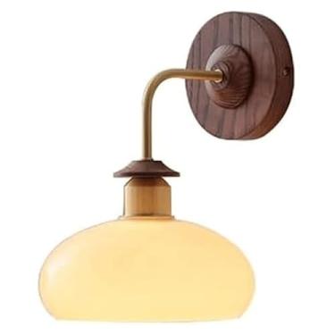 Imagem de Luminárias de parede de vidro cobre vintage de meados do século Simplicidade E26/E27 Base Arandelas de parede Criatividade Quarto Cabeceira Luz de parede para fundo Parede Estudo Escadas Hot