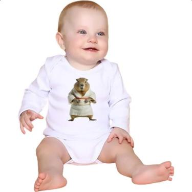 Imagem de Body intantil Capivara judoca 2 - Alearts, M