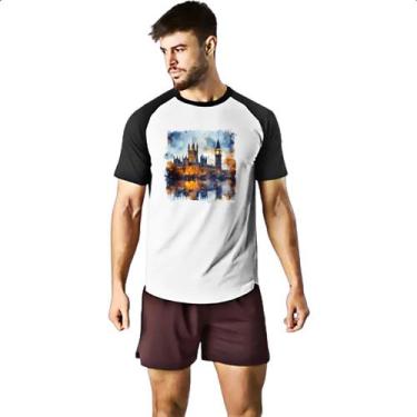 Imagem de Camiseta Raglan Big Ben watercolor - Alearts, G