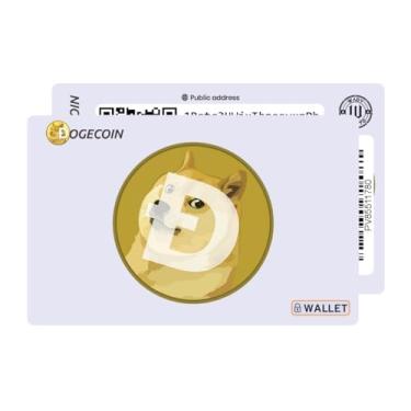 Imagem de WADY CRYPTO 2.0 - Dogecoin Air-Gapped Ultimate Security Cold Wallet Card, Lavanda, Elegante e minimalista, design moderno