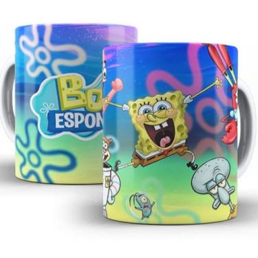 Imagem de Caneca Xicara Personalizada Bob Esponja - X-Colour, 3