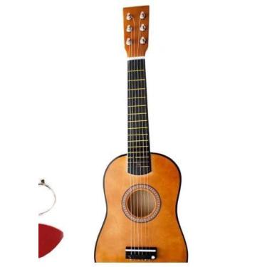 Imagem de Mini Violão Infantil Acústico Para Crianças Cordas De Aço. -  DM Toys