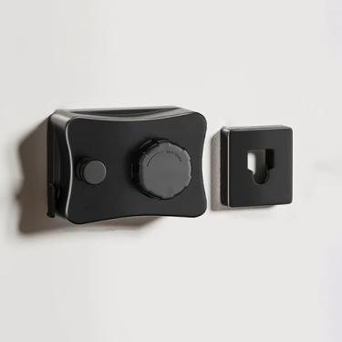 Imagem de Varal Invisível Interno Varal Retrátil Montado Arame Para Varanda Para Banheiro Interno(Black)