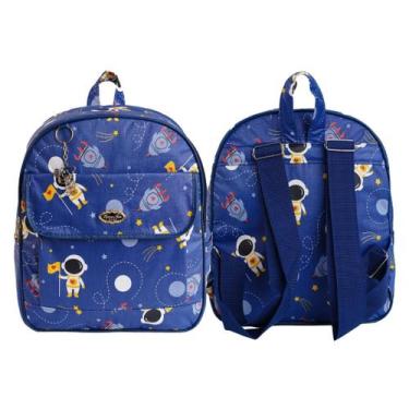 Imagem de Mochila Escolar Infantil Astronauta Estampado Menino - Espera Feliz Ba